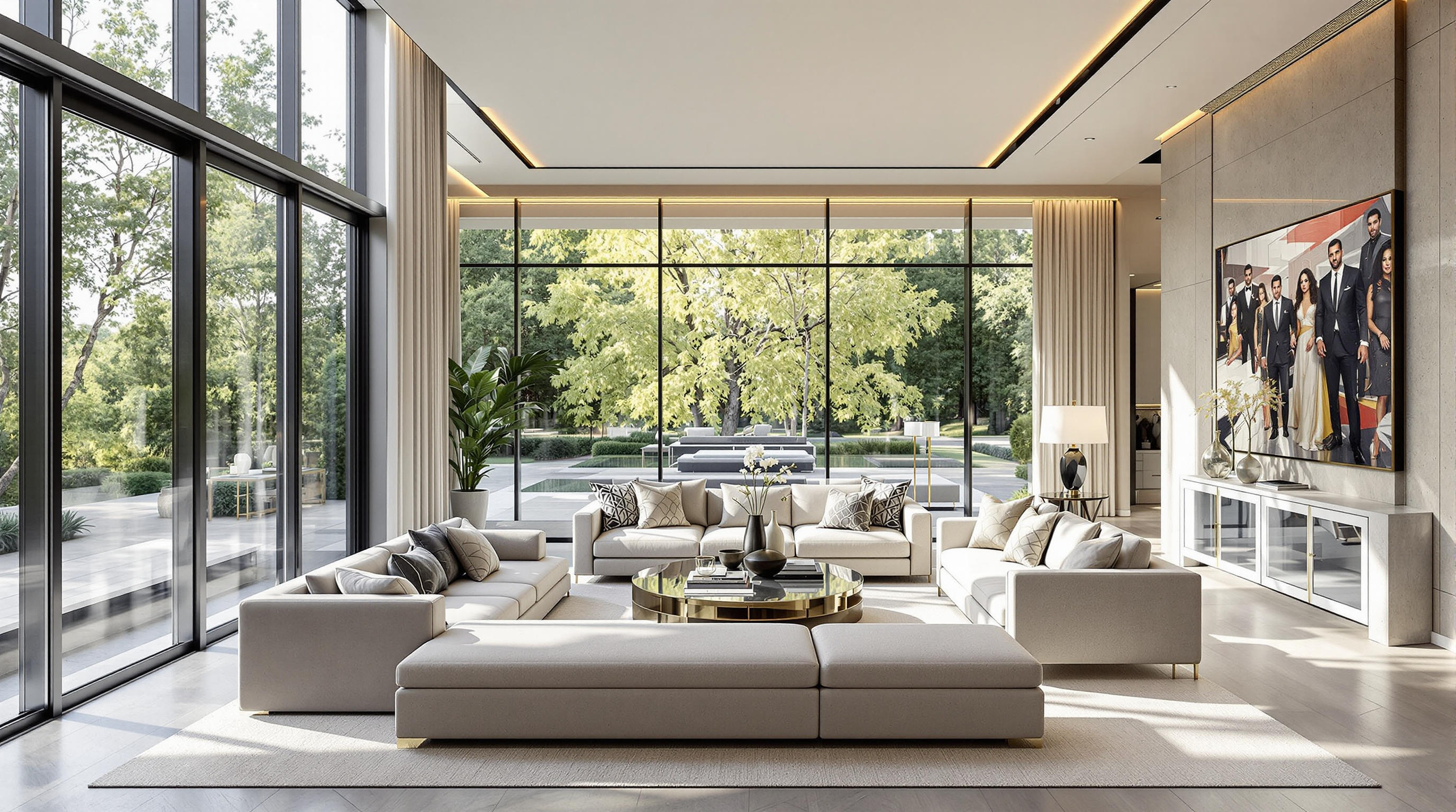 Sala de estar elegante